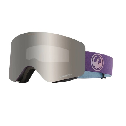 Dragon R1 OTG Deep Plum LL Silver Snow Goggles